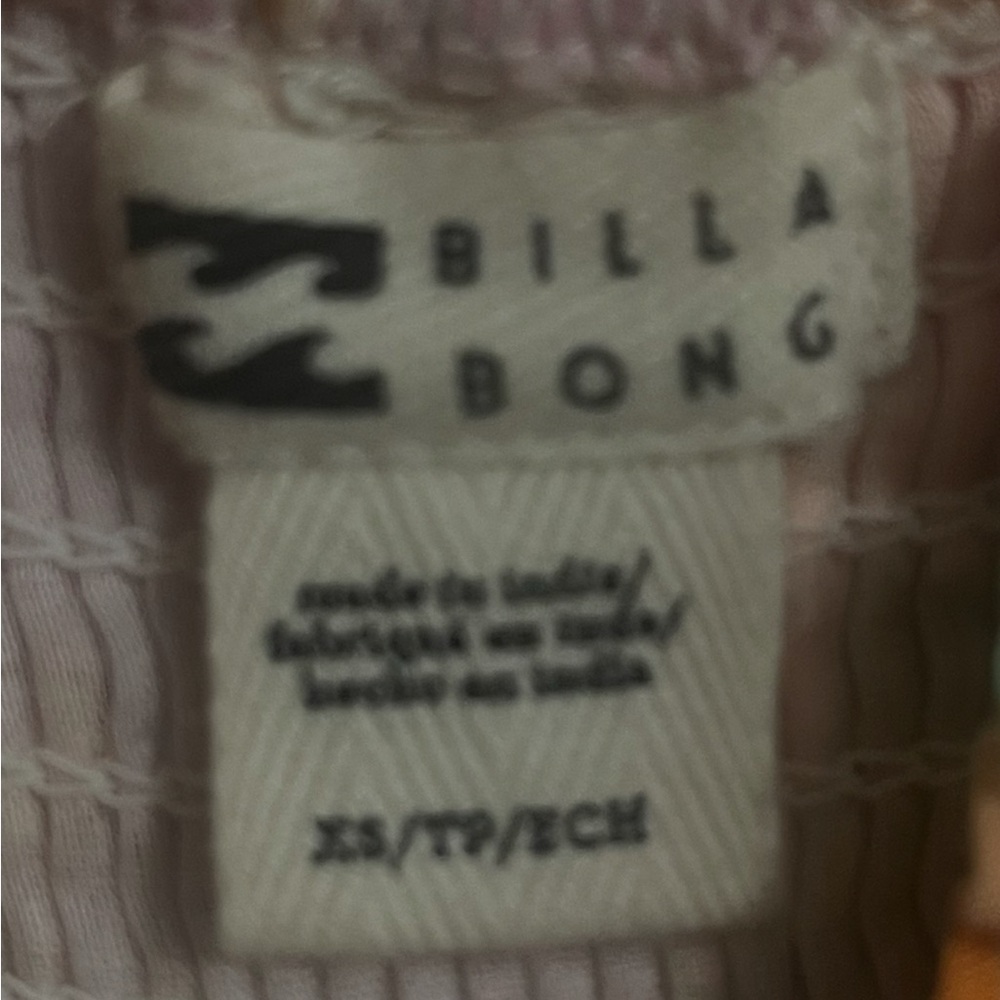 Billabong Light Pink Knit Top
